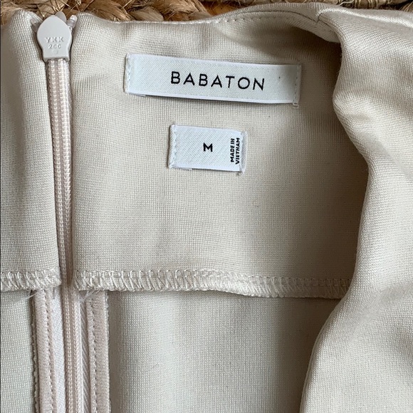 Babaton Cream 3/4 Sleeve Plunge Neck Bodysuit - Picture 2 of 7
